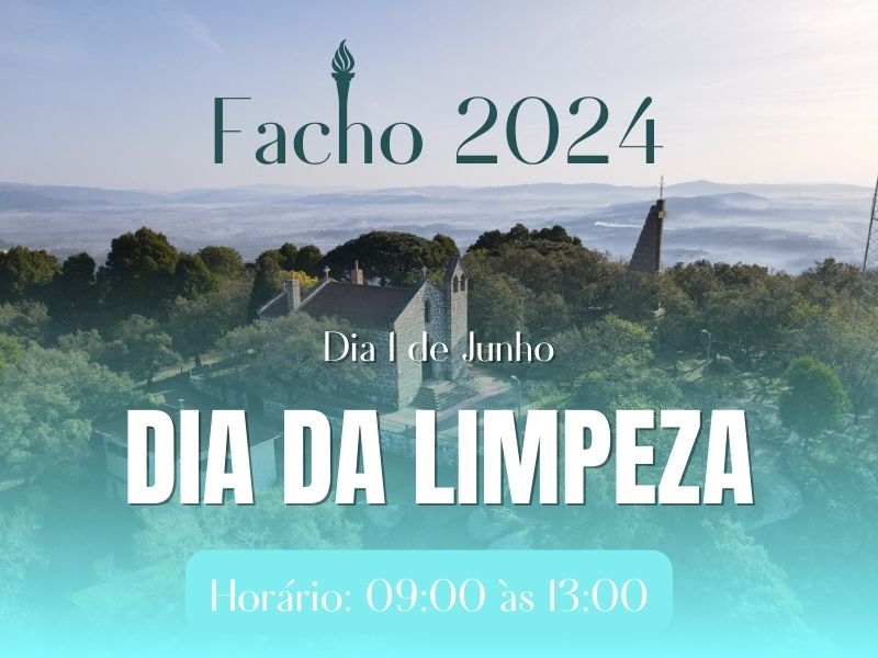 Dia 1 de Junho | Dia da Limpeza | Horário: 09:00 às 13:00