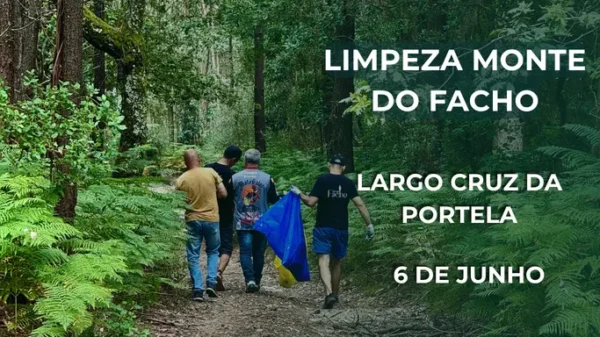 Limpeza no Monte do Facho (7 de Junho)